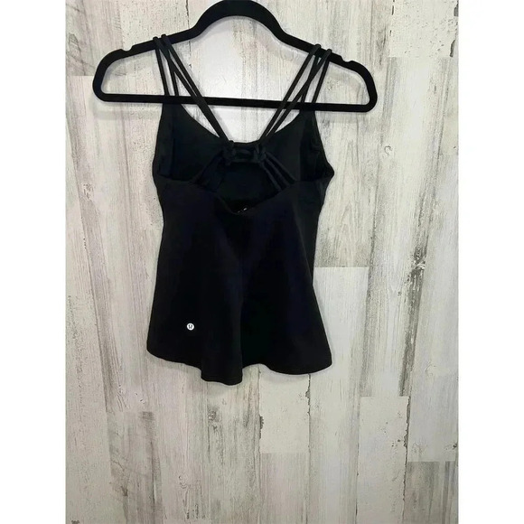 Lululemon‎ Women's Black Create Your Calm Tank Top Size 6 Casual Summer - Picture 5 of 9